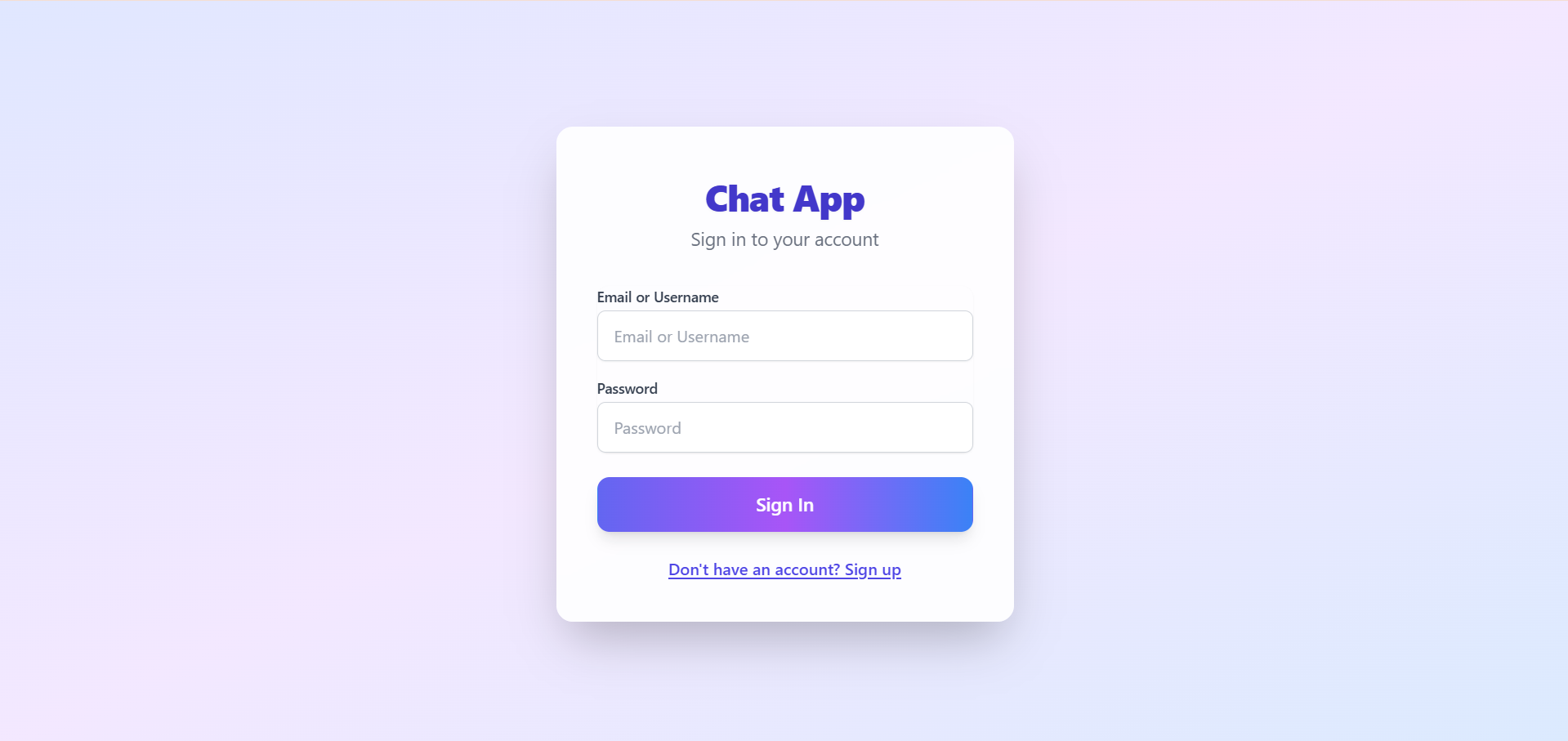 Real-Time Chat App preview image